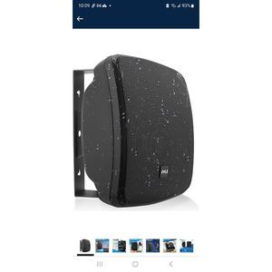 Pyle Commercial Speaker Black PDWR445TB 70V On Wall/Patio